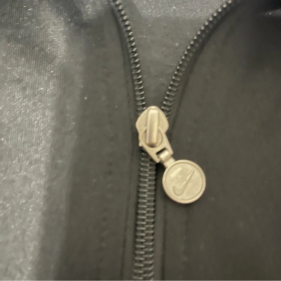 Vintage 90s Nike Track Jacket Women’s Size XL (16-18) Black And White Full Zip - Picture 4 of 14